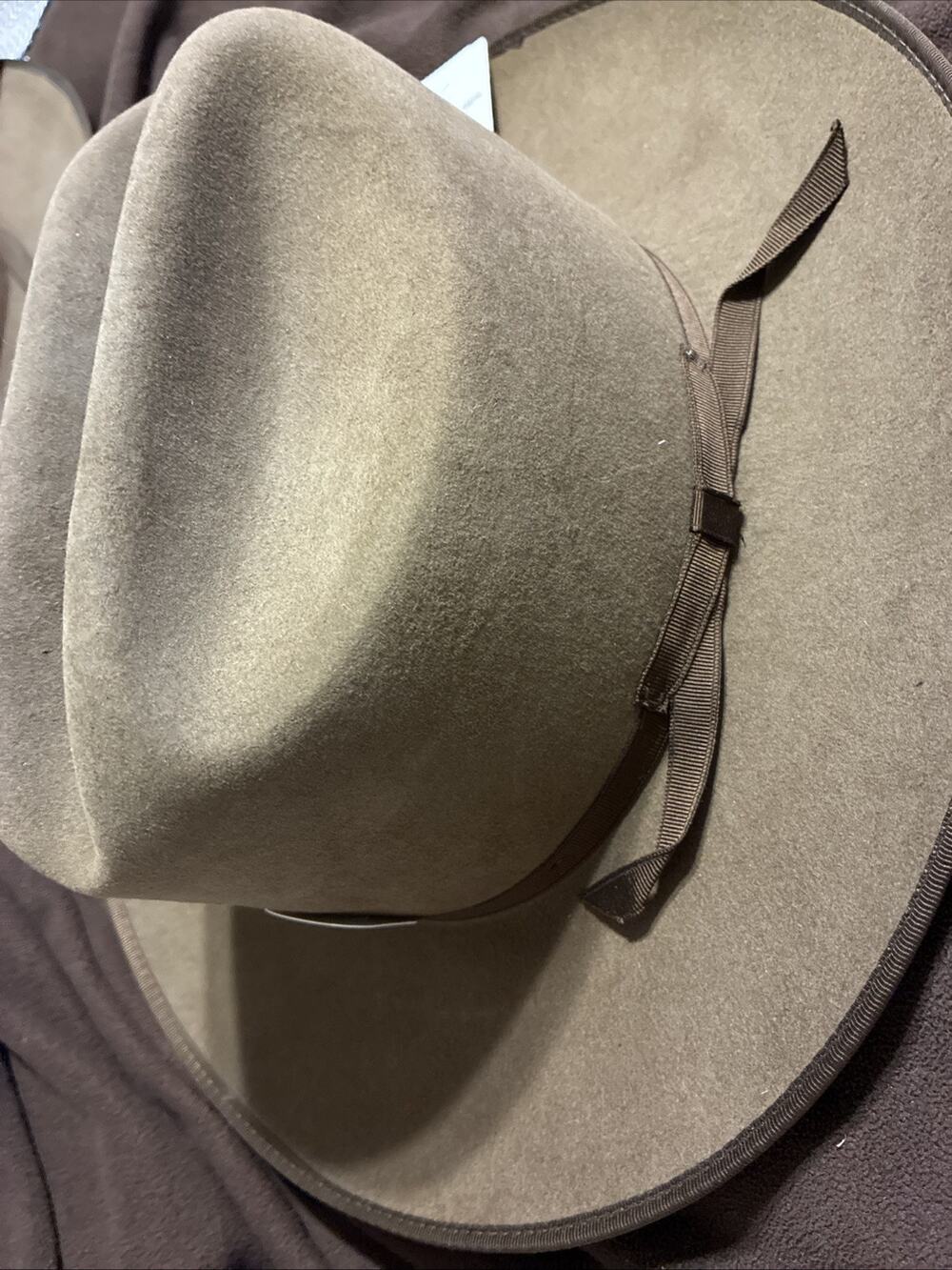 Stetson Fawn Fur Felt 6X Open Road Size 7 1/8 Cowboy Hat New Liquidate